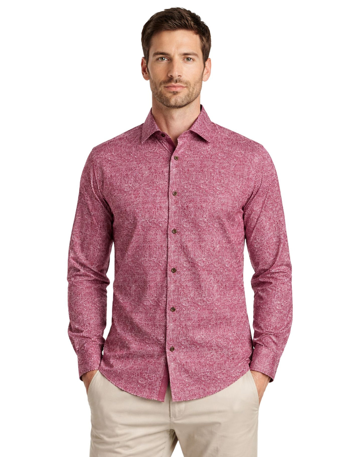 Piserro Men’s Dress Shirt.(FFF)