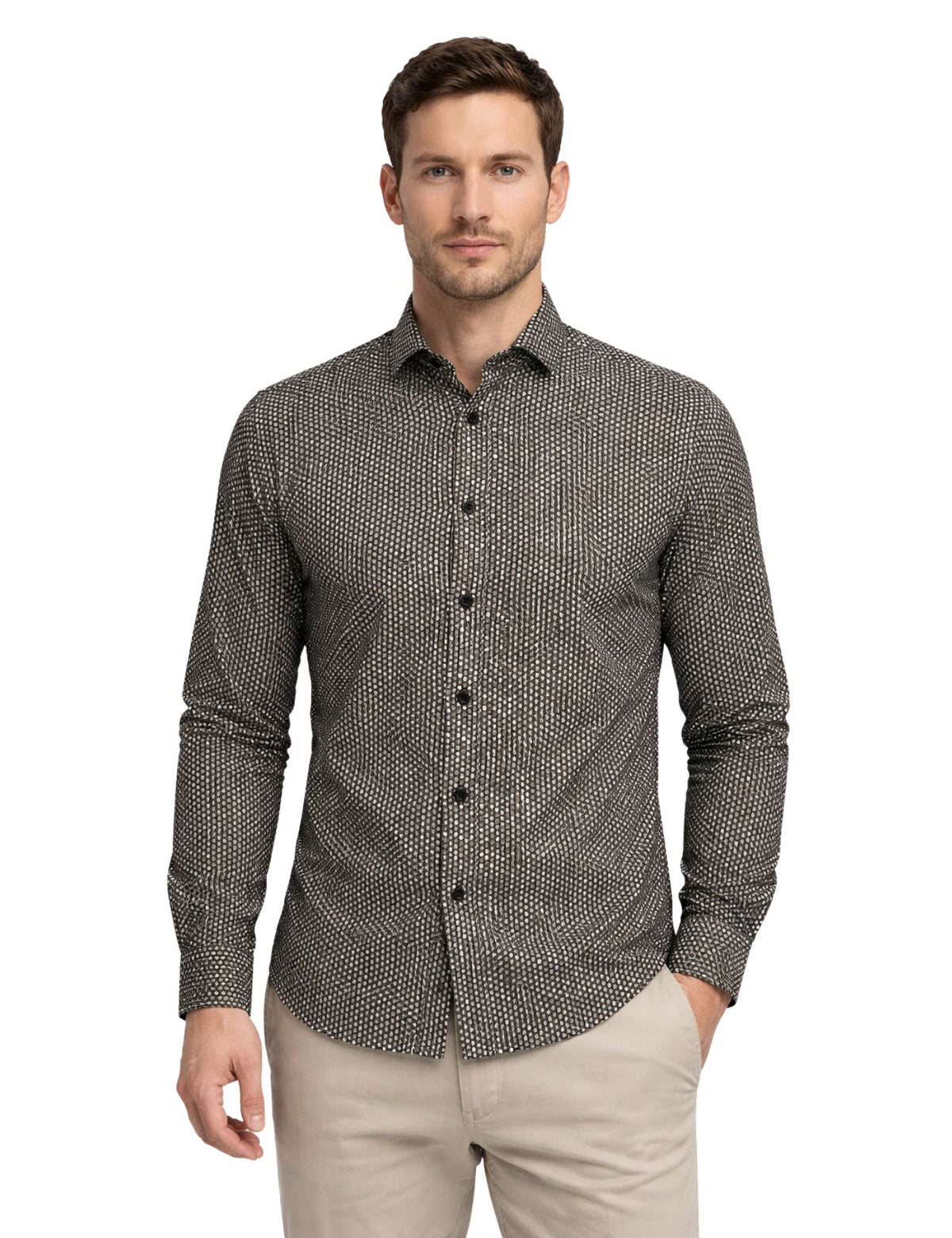 Piserro Men’s Dress Shirt.(FFF)