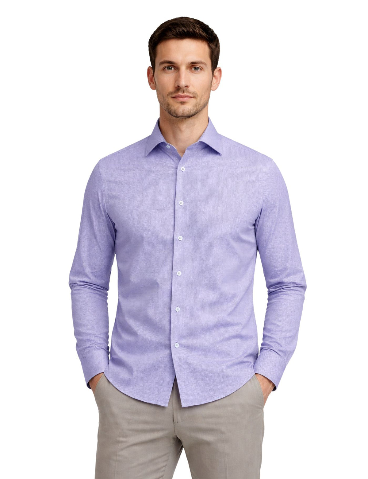 PiserroMen’s Patterned Shirt.(FFF)