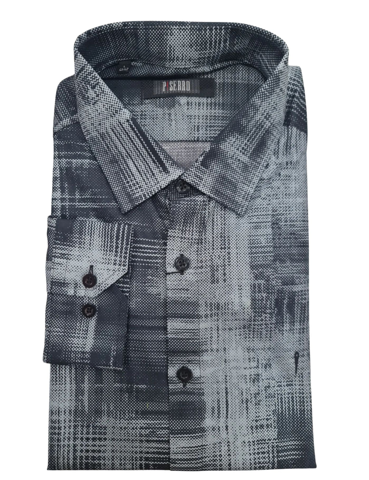 Piserro Men's Patterned Shirt.(FFF)