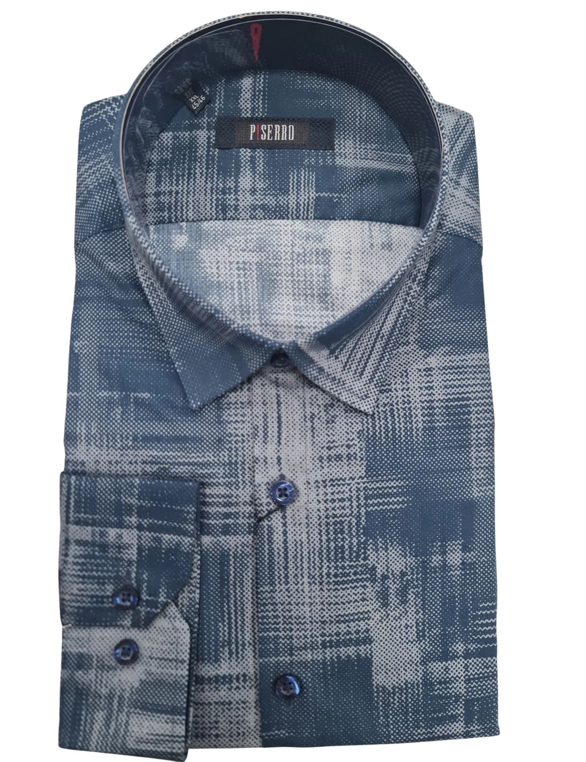 Piserro Men's Patterned Shirt.(FFF)