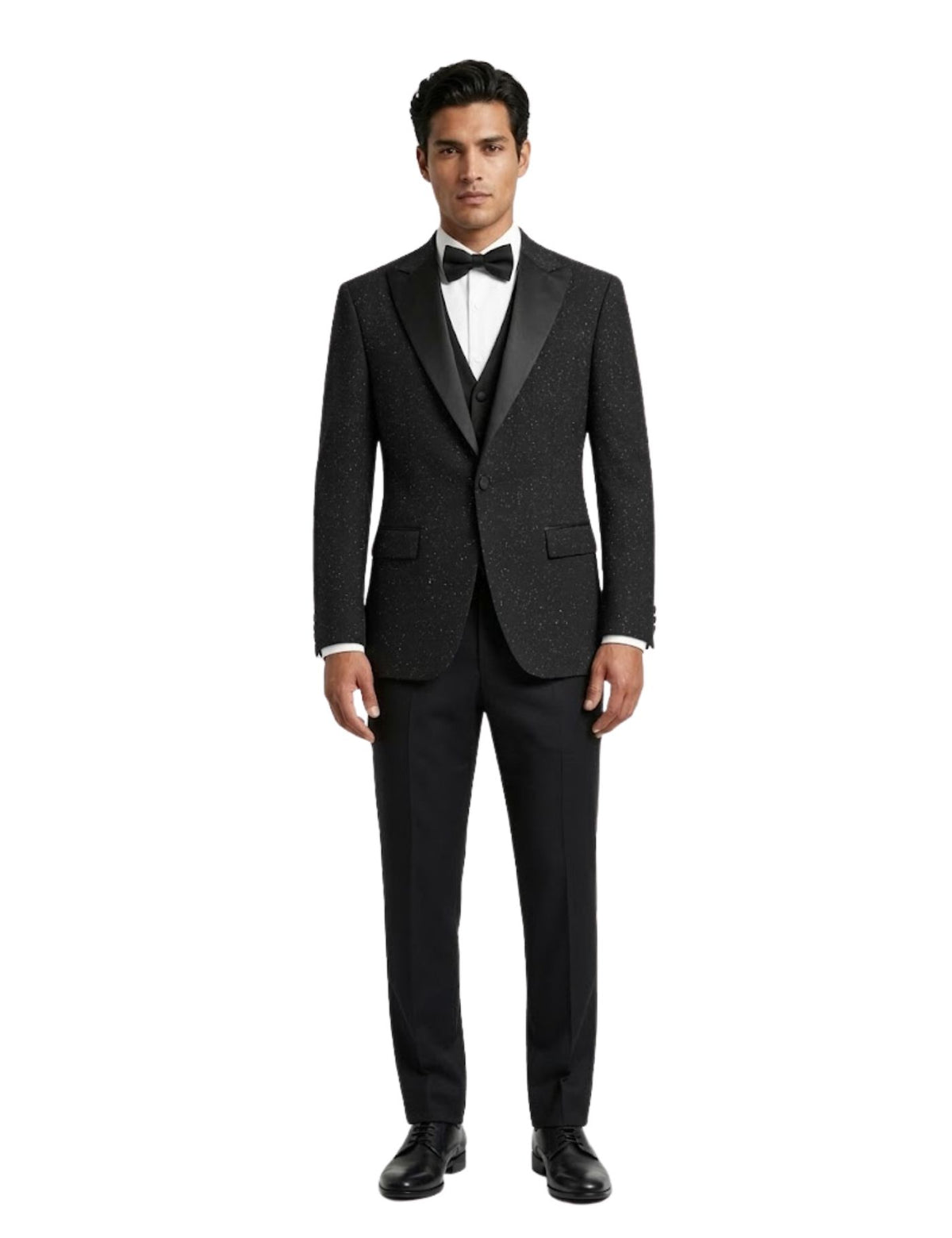 Piserro Men’s Three-Piece Suit + Bow tie.(FFF)