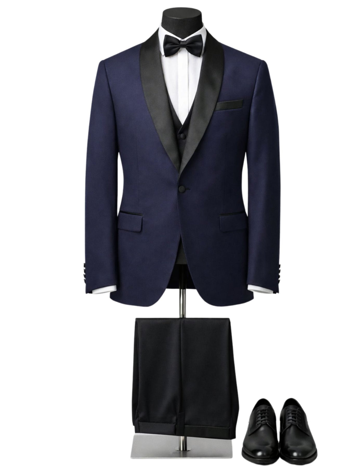 Pissero Men’s Three-Piece Suit + Bow tie.(FFF)