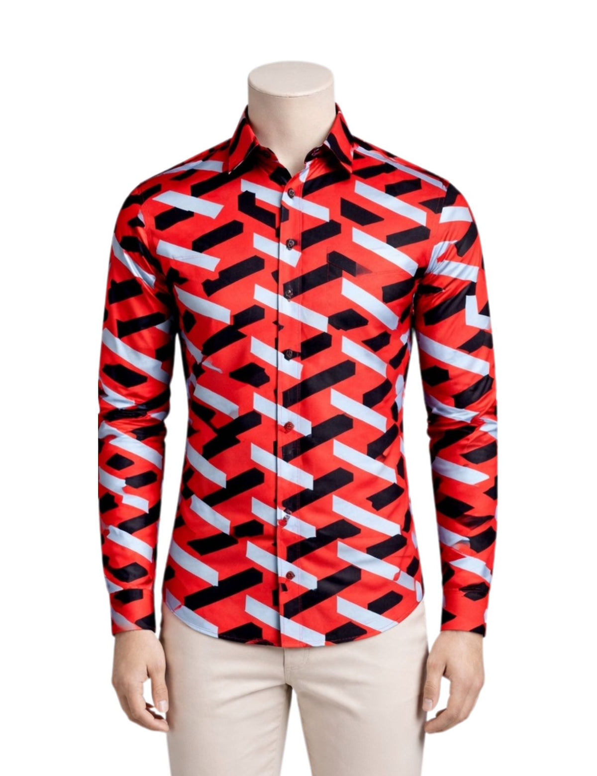 Premium Men's Patterned Shirt.(FFF)