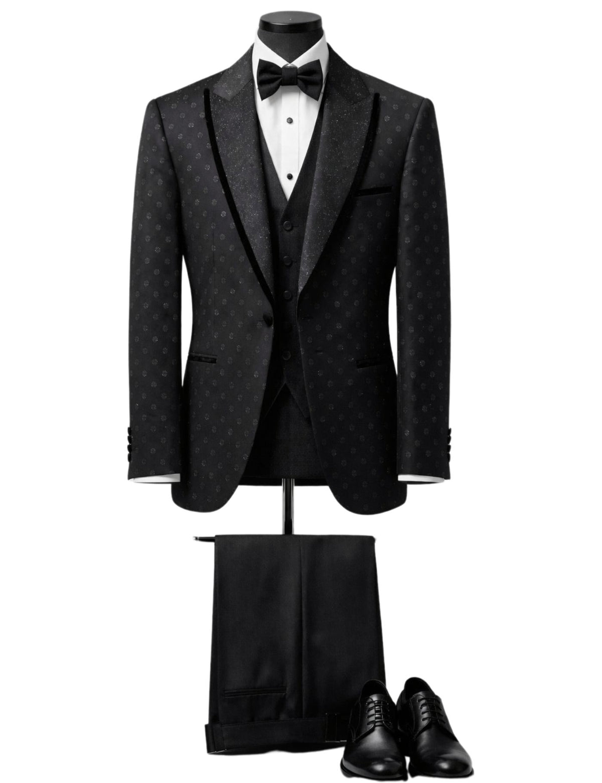 Sartoria Men’s Three-Piece Suit + Bow tie.(FFF)