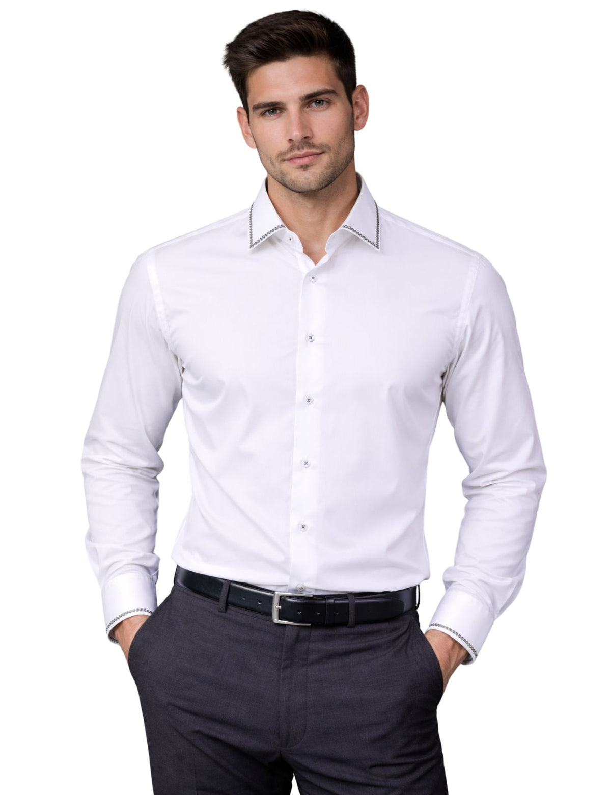 Serpico Men’s Dress Shirt.(FFF)