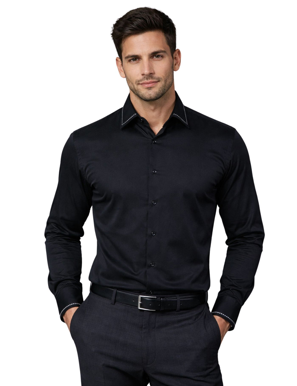 Serpico Men’s Dress Shirt.(FFF)
