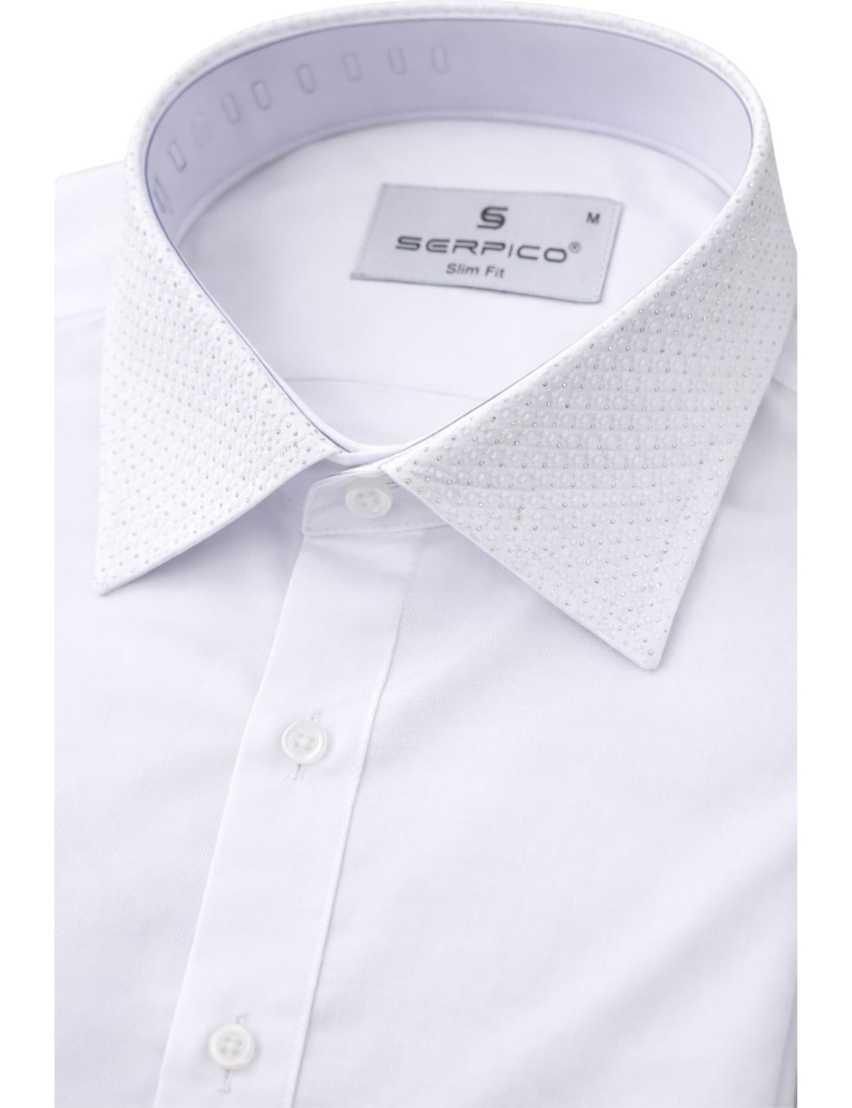 Serpico Men’s Rhinestone Dress Shirt.(FFF)