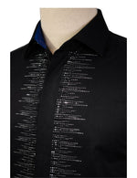 Serpico Men’s Rhinestone Dress Shirt.(FFF)