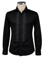 Serpico Men’s Rhinestone Dress Shirt.(FFF)