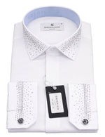 Serpico Men’s Rhinestone Dress Shirt.(FFF)
