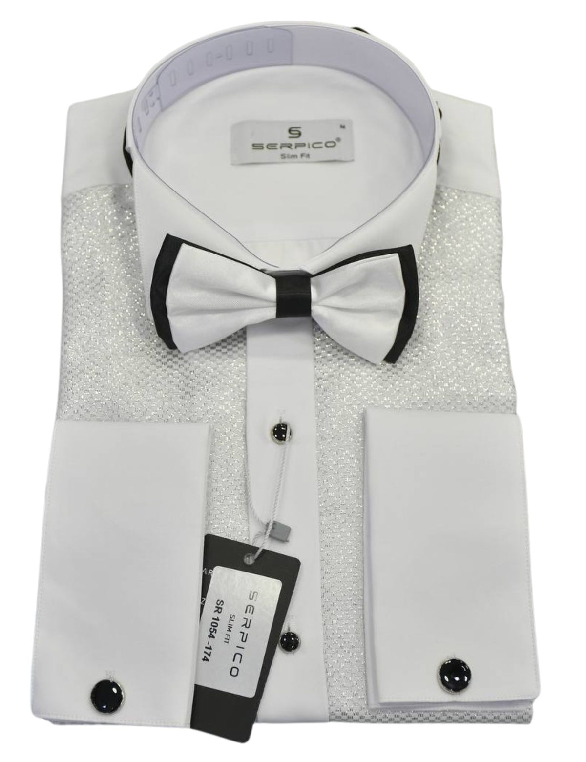 Serpico Men’s Rhinestone Dress Shirt.(FFF)