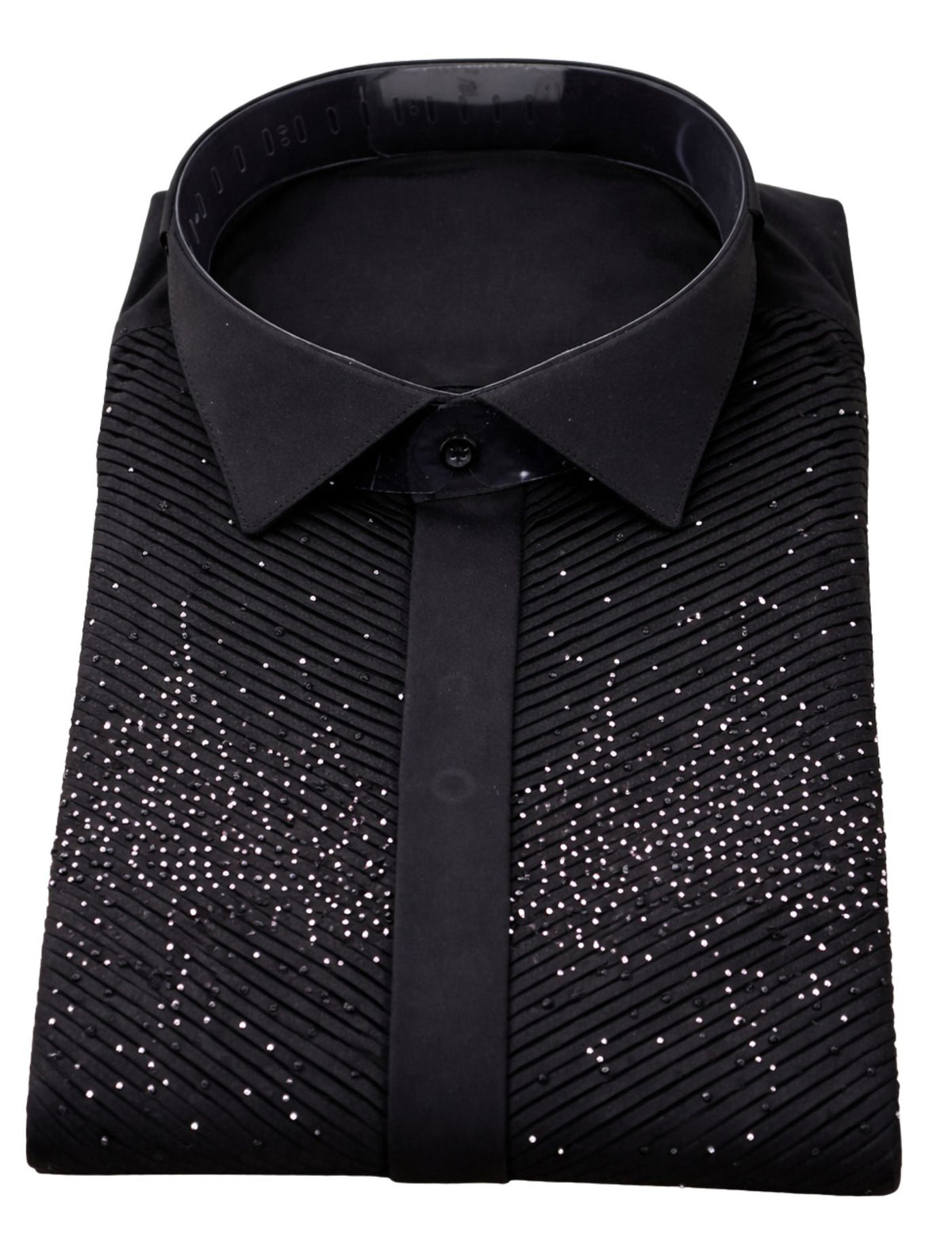 Serpico Men’s Rhinestone Dress Shirt.(FFF)