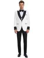 Suit Sartoria Men’s Three-Piece Suit + Bow tie