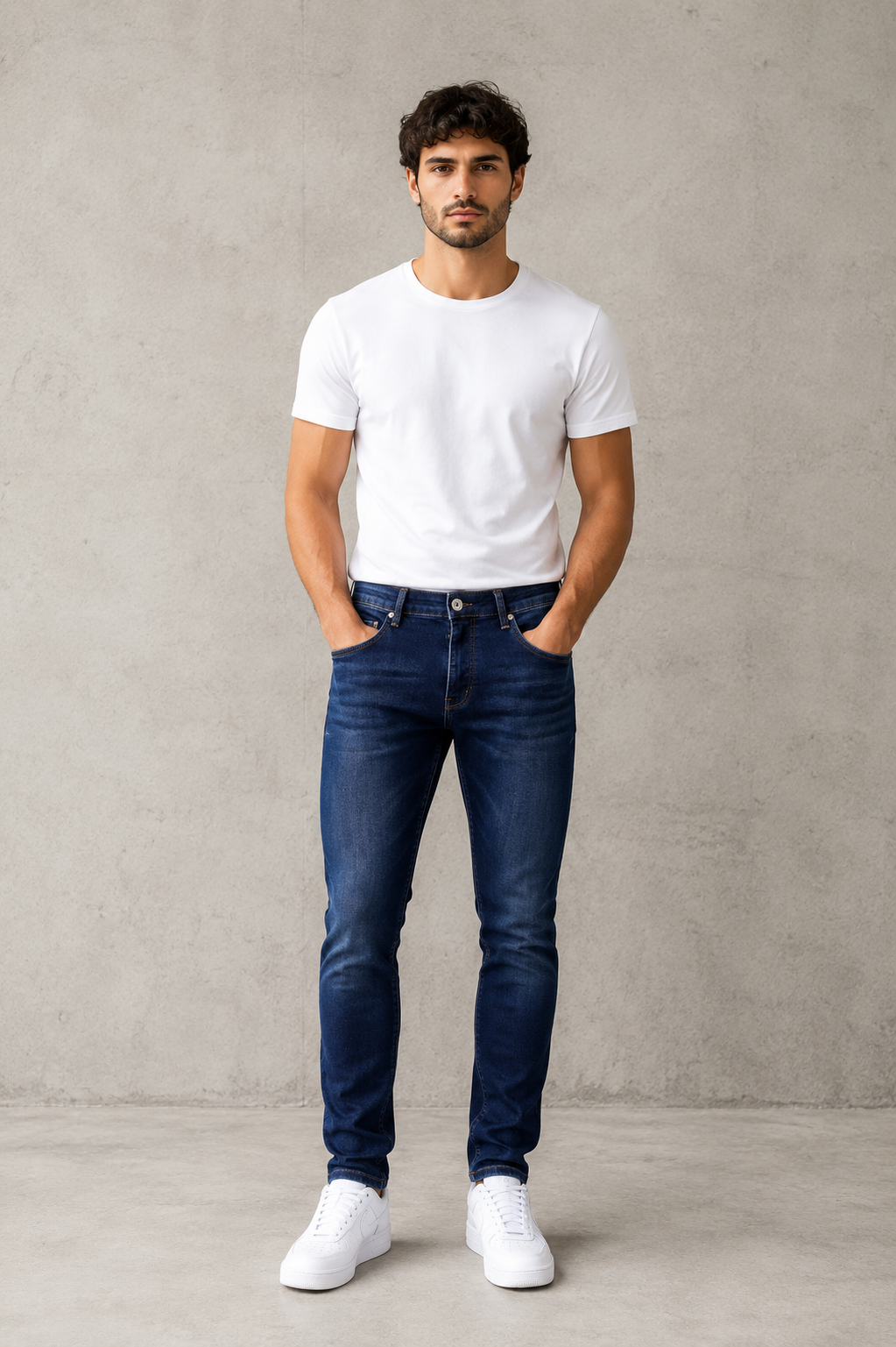 DNM Regular Fit Jeans Pants.(FFFF)