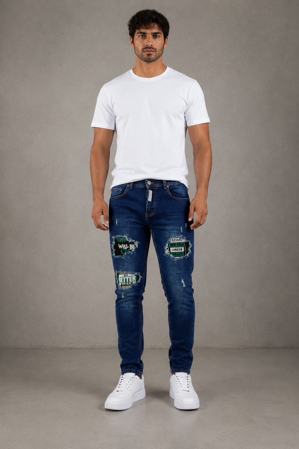 DNM Skinny Fit Jeans pants.(FFFF)