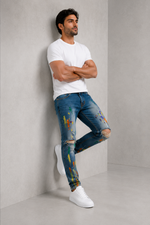 2YDNM Skinny Fit Jeans Pants.(FFFF)