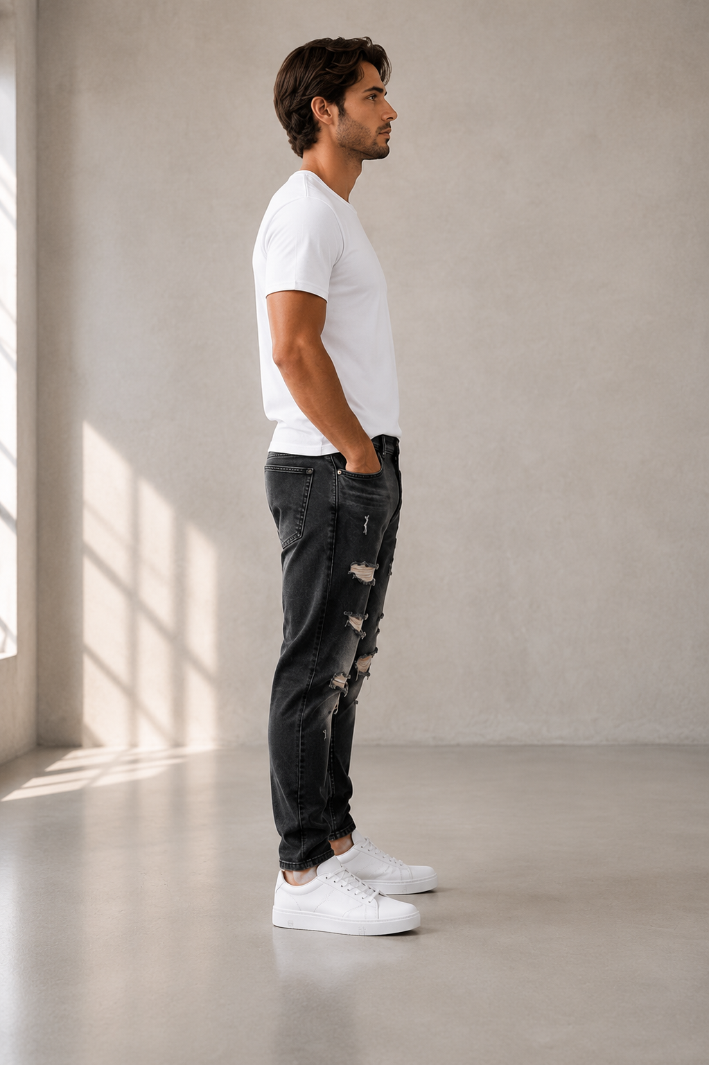 2Y Premium Patched Jeans Pant.(FFFF)