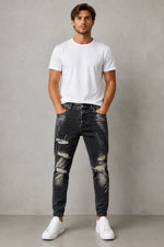 2Y Premium Patched Jeans Pant.(FFFF)