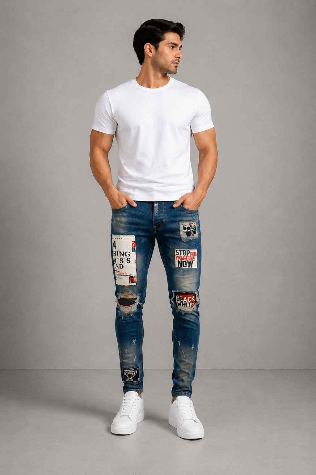 DW Skinny Fit Jeans Pants.(FFFF)