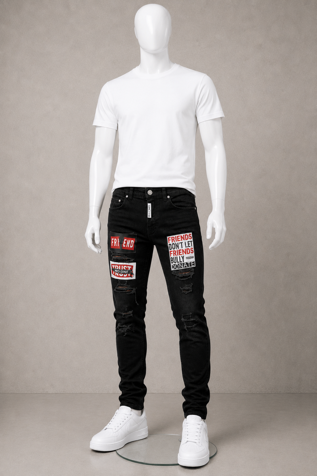 DNM Skinny Fit Jeans pants.(FFFF)
