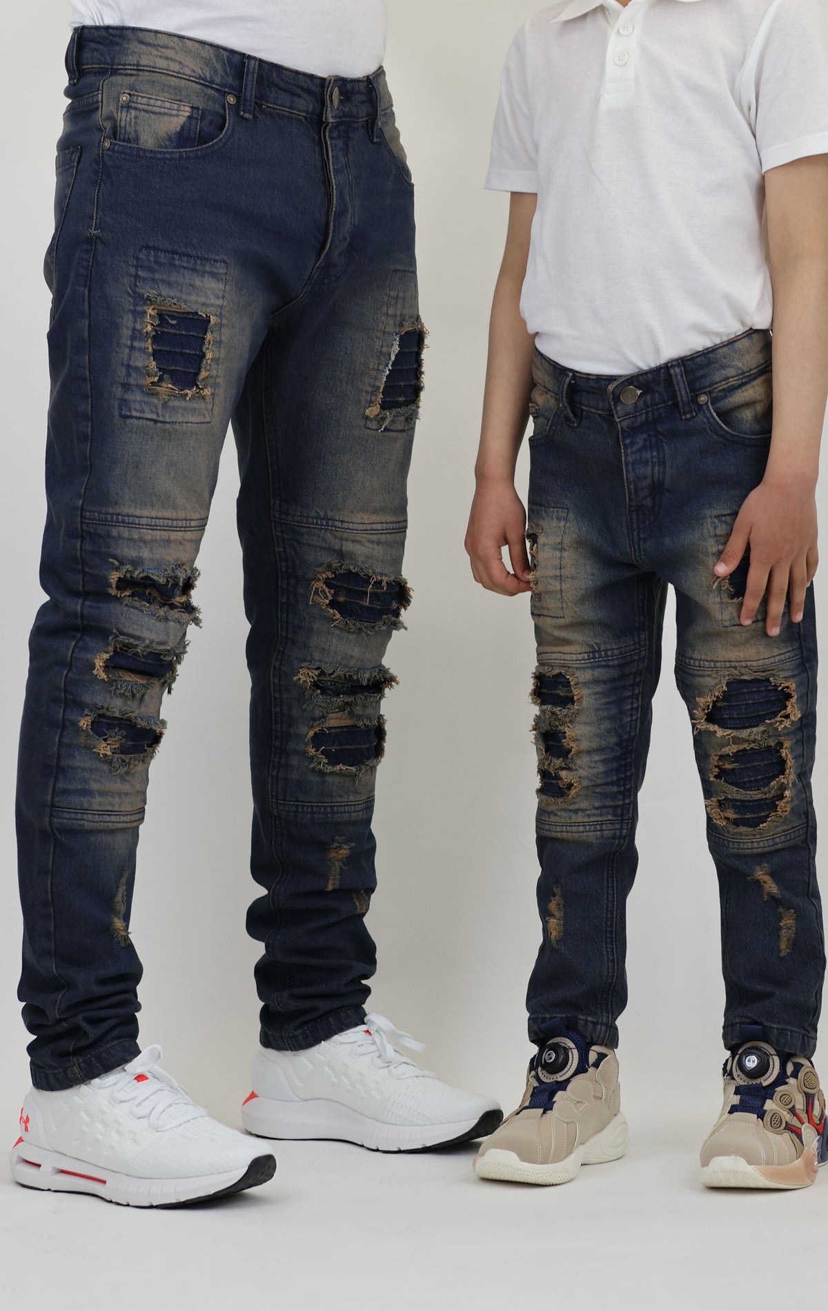Kids Distressed Denim Jeans