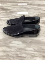 Marco Divaio Men’s Black Patent & Suede Loafers.(FFF)