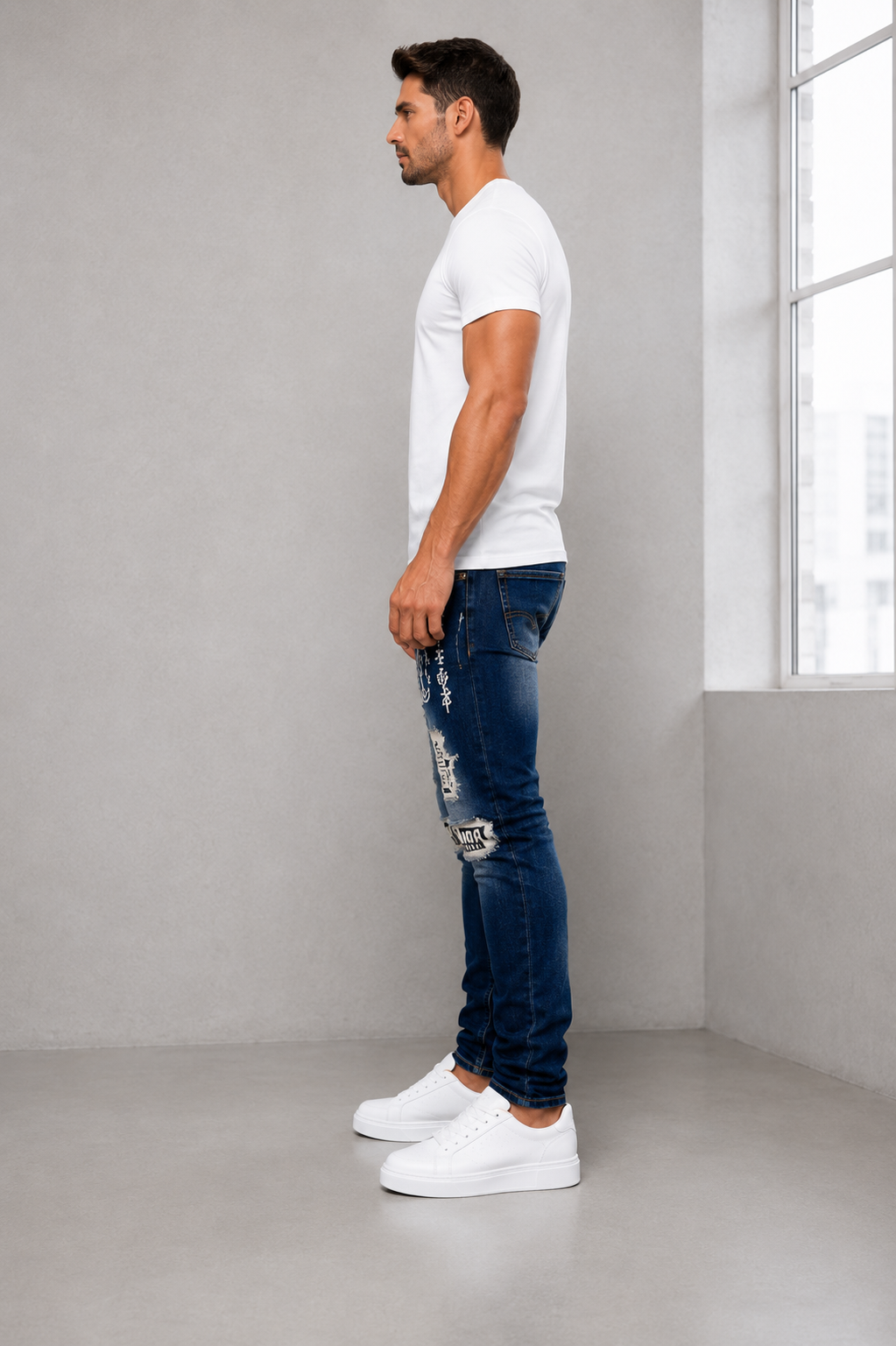 DW Skinny Fit Jeans Pants.(FFFF)