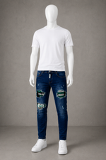 DNM Skinny Fit Jeans pants.(FFFF)