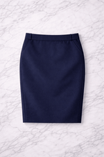 Navy Office Wear Vest and Skirt Co-Ord Set