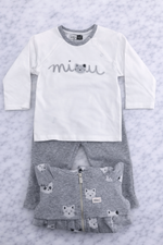 Indigo Girls’ 3-Piece Outfit Set – Long Sleeve Top, Hoodie & Pants