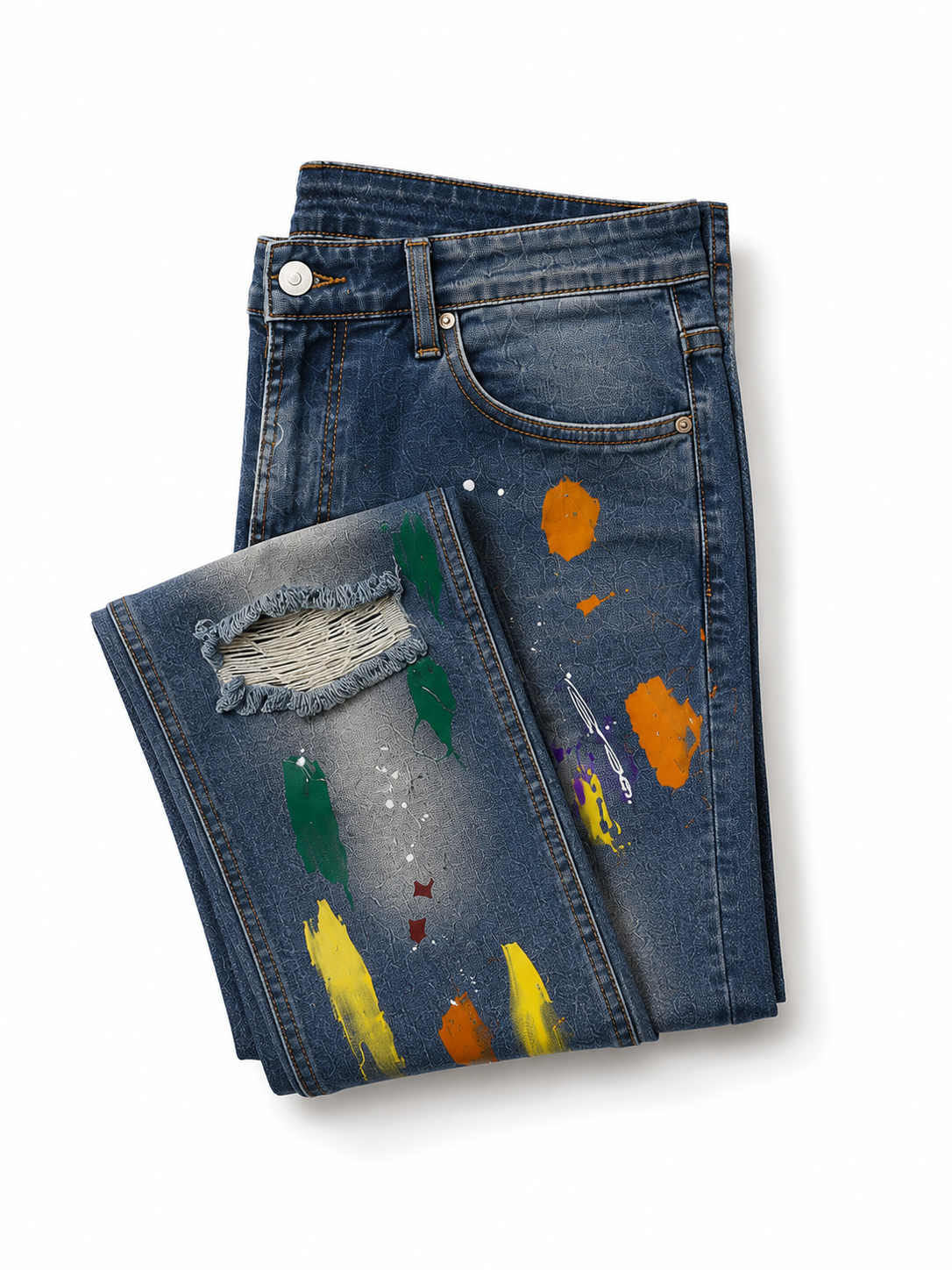 2YDNM Skinny Fit Jeans Pants.(FFFF)