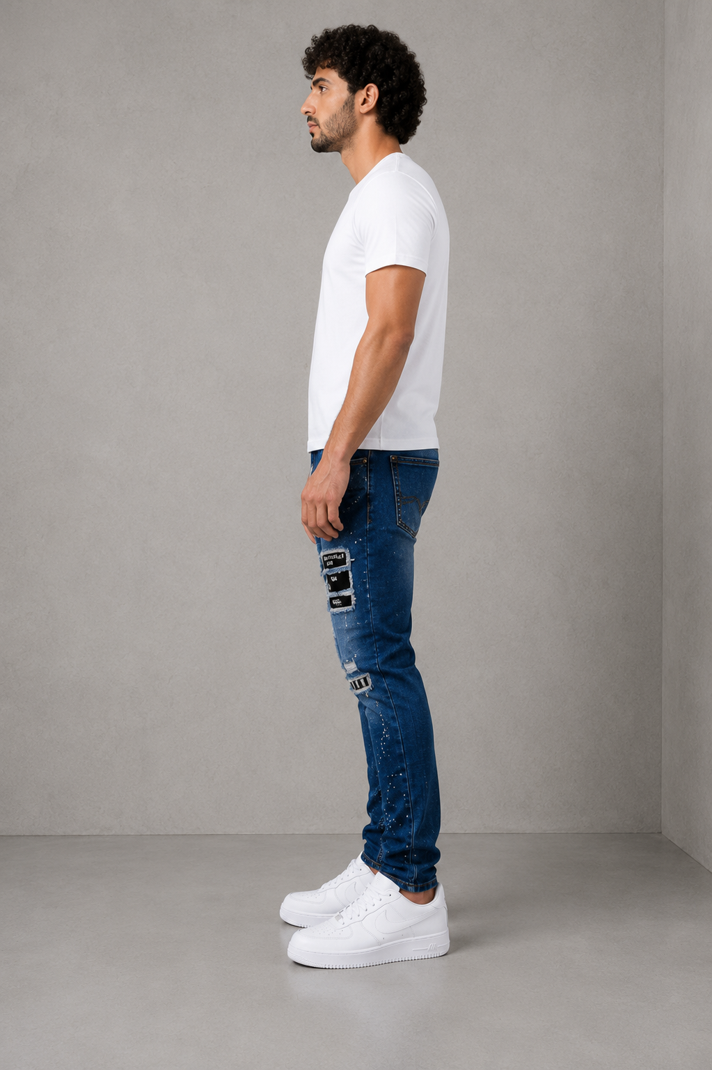 DNM Skinny Fit Jeans Pants.(FFFF)