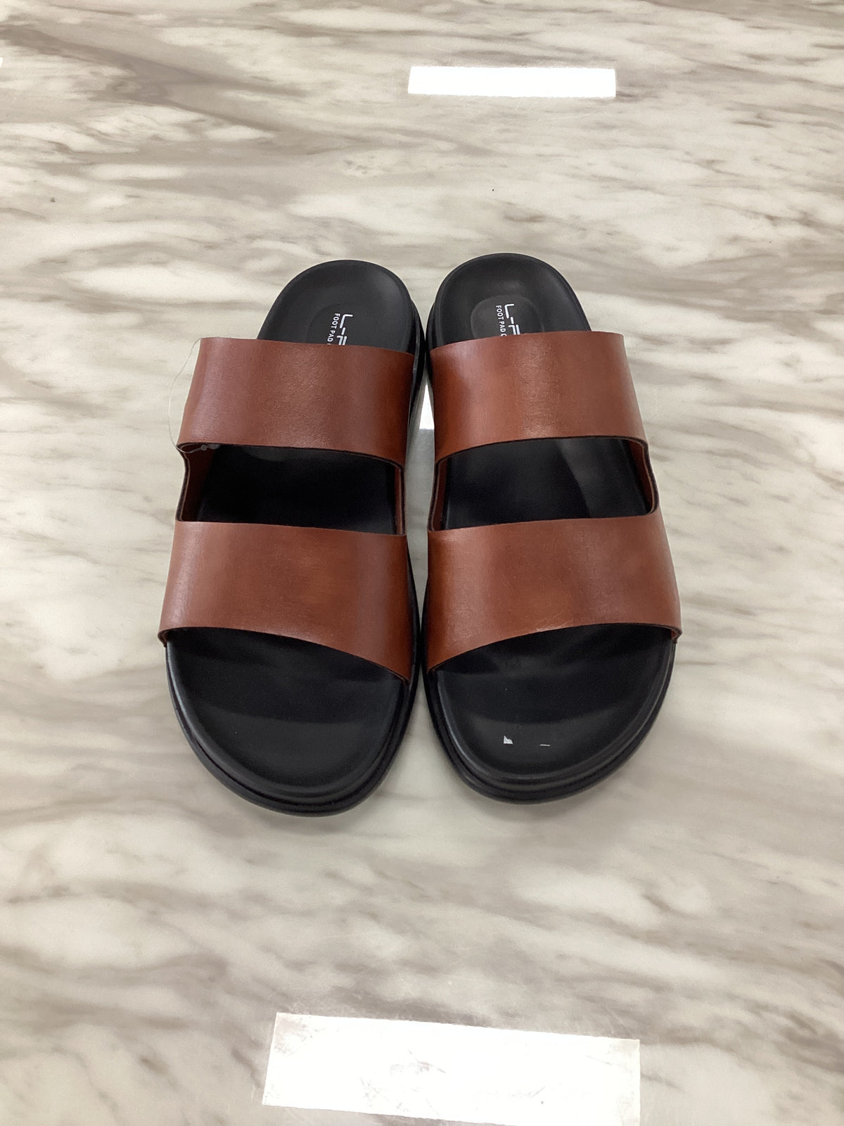 L-FOX Men’s Casual Leather Sandals