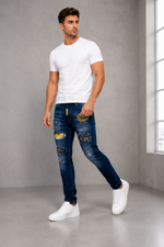 DNM Skinny Fit Jeans Pants.(FFFF)