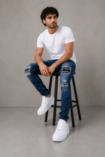 DNM Skinny Fit Jeans Pants.(FFFF)