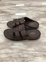 Leefox Men’s Casual Leather Sandals