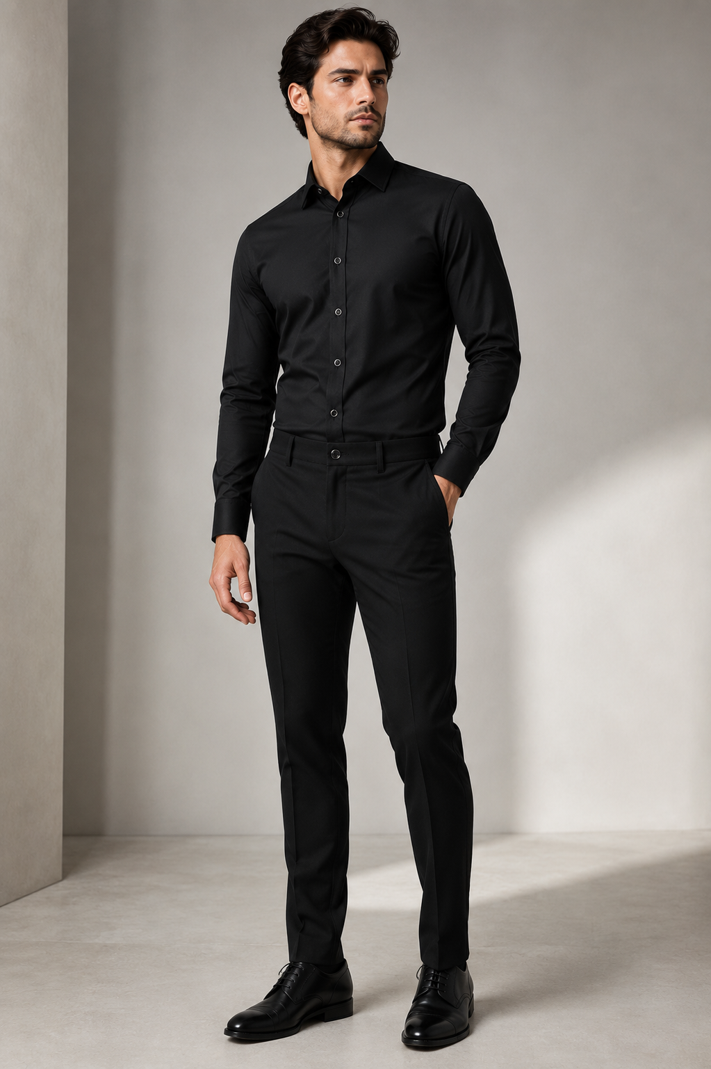 TRELINI Men’s Dress Shirt.(FFF)