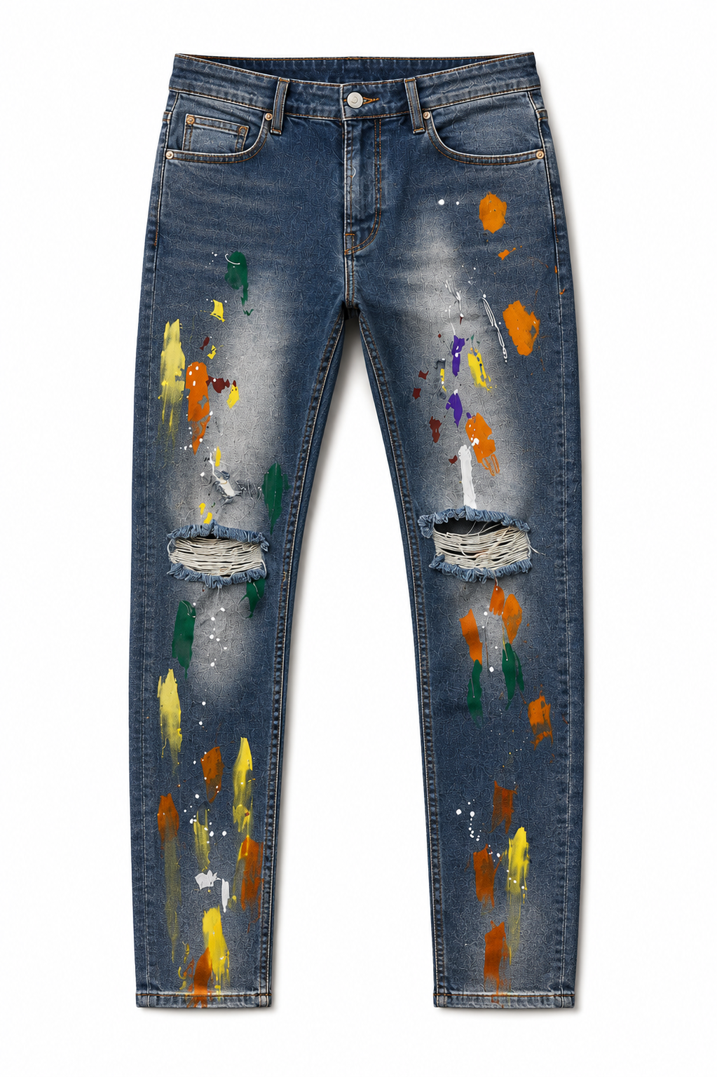 2YDNM Skinny Fit Jeans Pants.(FFFF)
