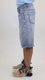 Stripe Denim Short 100 Cotton