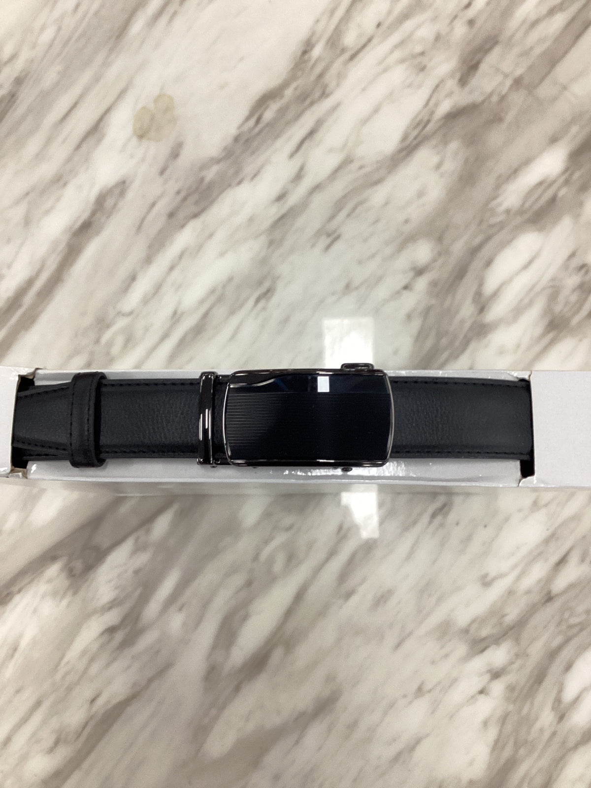 Men’s Ratchet Leather Belt – Automatic Buckle