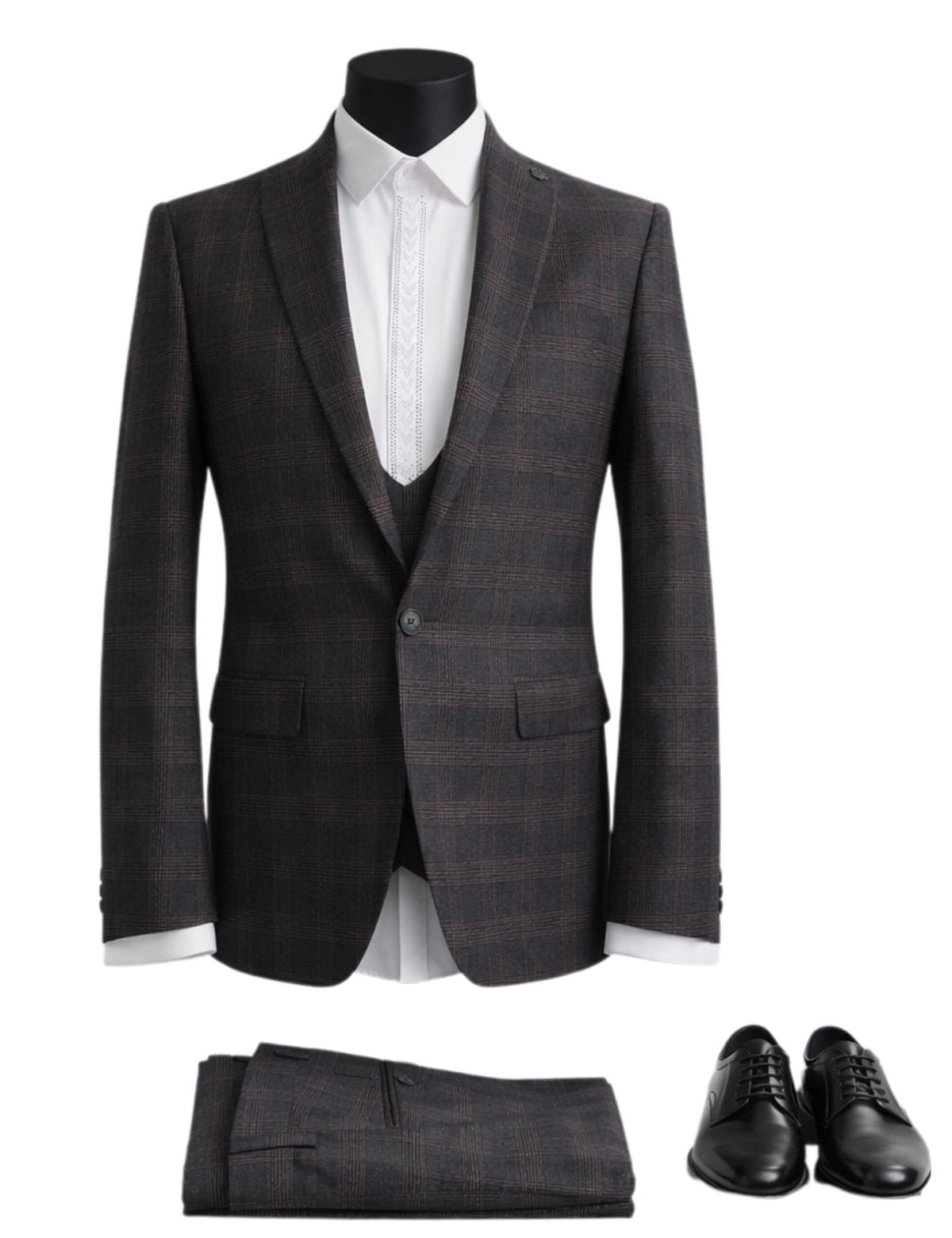 Hermose Men’s Three-Piece Suits + Bow tie.(FFF)