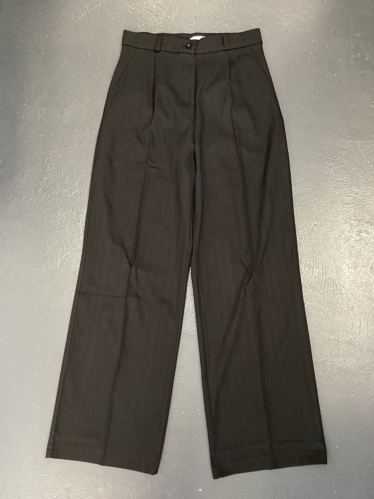 QU Style Women’s Black High Waist Wide Leg Pants