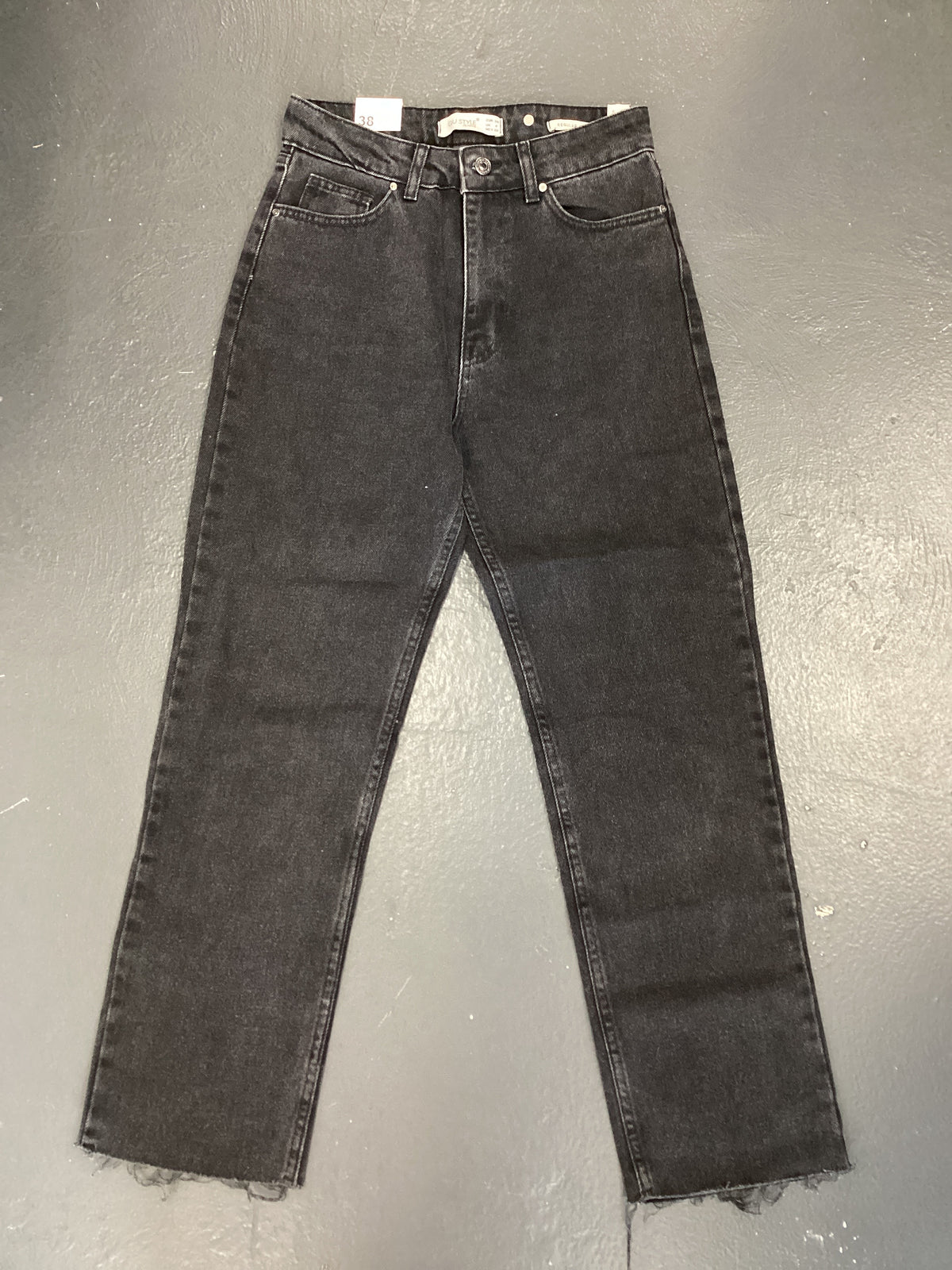 QU Style Women’s 100% Cotton Straight Leg Jeans