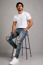 2YDNM Skinny Fit Jeans Pants.(FFFF)