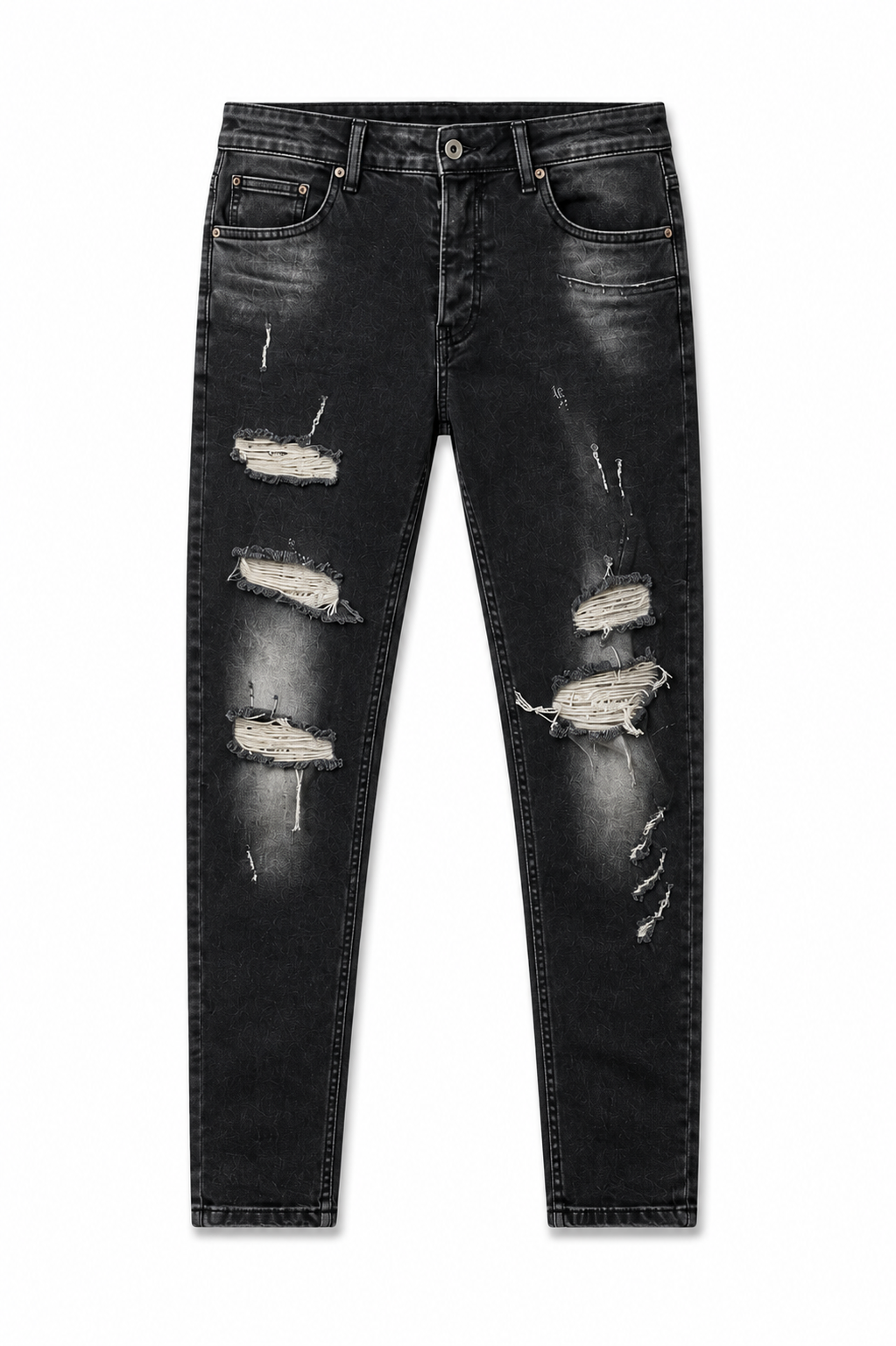2Y Premium Patched Jeans Pant.(FFFF)