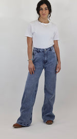 Women’s High-Waist Straight Leg Denim Jeans