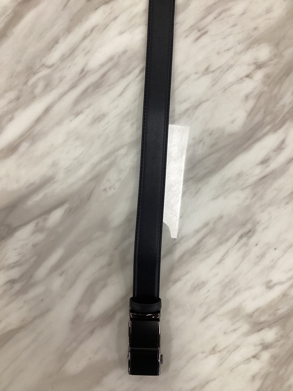 Men’s Ratchet Leather Belt – Automatic Buckle