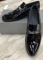 Marco Divaio Men’s Black horsebit Loafer.(FFF)