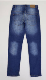 Men’s Blue Wash Straight Leg Jeans